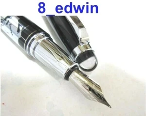 Luxurious Black World Map Business Super Fountain Pen 6000B - Picture 1 of 8