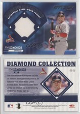 2001 Donruss Studio Diamond Collection Jim Edmonds #DC-32