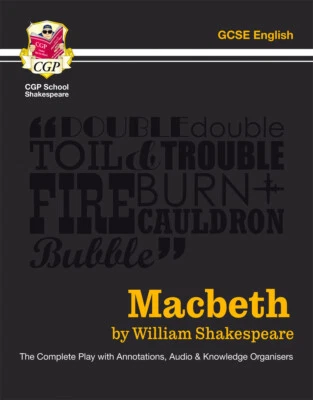 Grade 9-1 GCSE English Macbeth - The Complete Pl by CGP Books New Paperback Book - Image 1 of 4