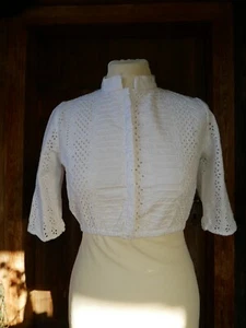 Dirndlbluse, Trachtenbluse, Neu, Spitzenbluse, Hochgeschlossene Bluse, 36, S - Bild 1 von 3