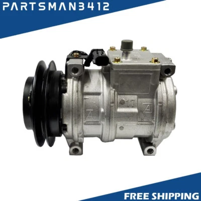 471-0105 Denso Air Compressor & Clutch for 96-00 Chrysler Voyager Grand Voyager - Image 1 of 4