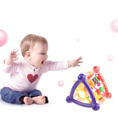 Infant Child’s Activity Triangle Developmental Multi-Task Edu Toy Baby Touch Toy - Image 1 of 4