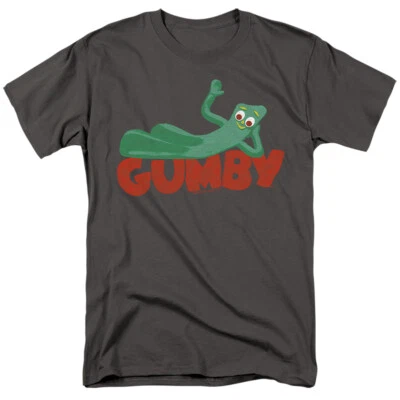 Camiseta gráfica para hombre adulto con licencia GUMBY ON LOGO SM-5XL Foto 1 de 2