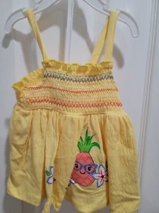 NWT Nannette baby 2 piece Outfit 3-6 month (yellow and Orange) MSRP $36 - Picture 1 of 7