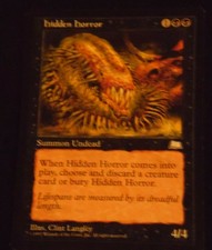 1x MTG hidden horror Weatherlight card