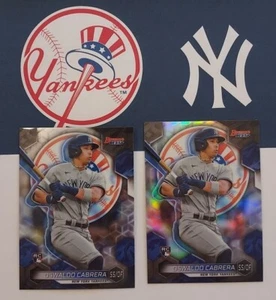 OSWALDO CABRERA RC 2023 BOWMAN'S BEST BASE & ROOKIE REFRACTOR PARALLEL #53 - Picture 1 of 3