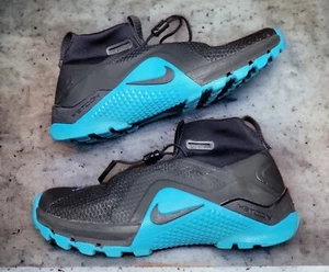 NikeSize 5 Men/6.5 Women Metcon X SF Black Shoes Light Current Blue BQ3123-040 - Picture 1 of 10
