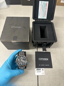 Citizen Promaster Skyhawk Super Titanium Sapphire World Time Watch JY8108-53E - Picture 1 of 14
