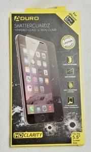 Aduro Shattercuardz Tempered Glass HD Clarity Screen Protector For iPhone 6 Plus - Picture 1 of 11