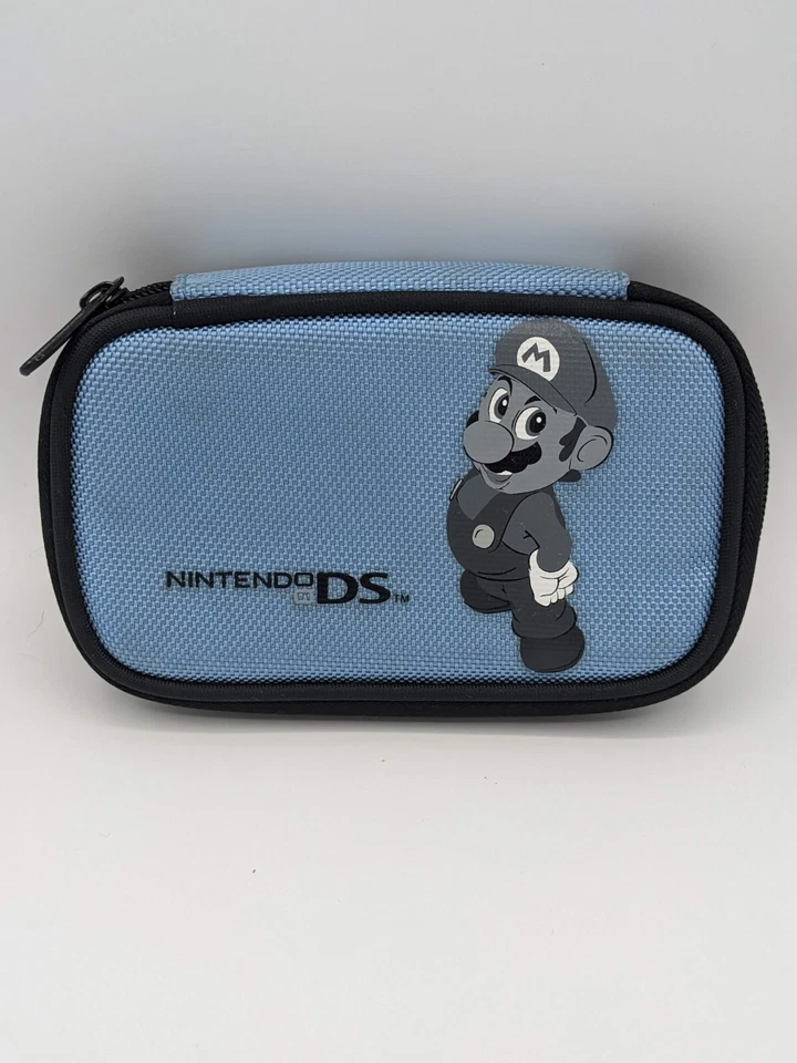 Estuche de Transporte Nintendo 3DS Lite Super Mario Bros Azul - Usado y Limpio Foto 1 de 4