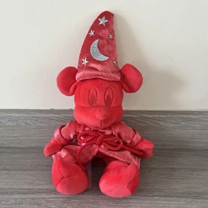 Disney - Mickey Mouse - roter Zauberer - Stofftier - seltenes Sammlerstück - Bild 1 von 9