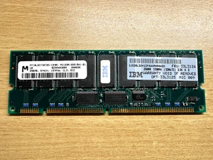 RAM PC133R ECC 256MB MICRON MT18LSDT3272G-133B1 (4106N) - Foto 1 di 2