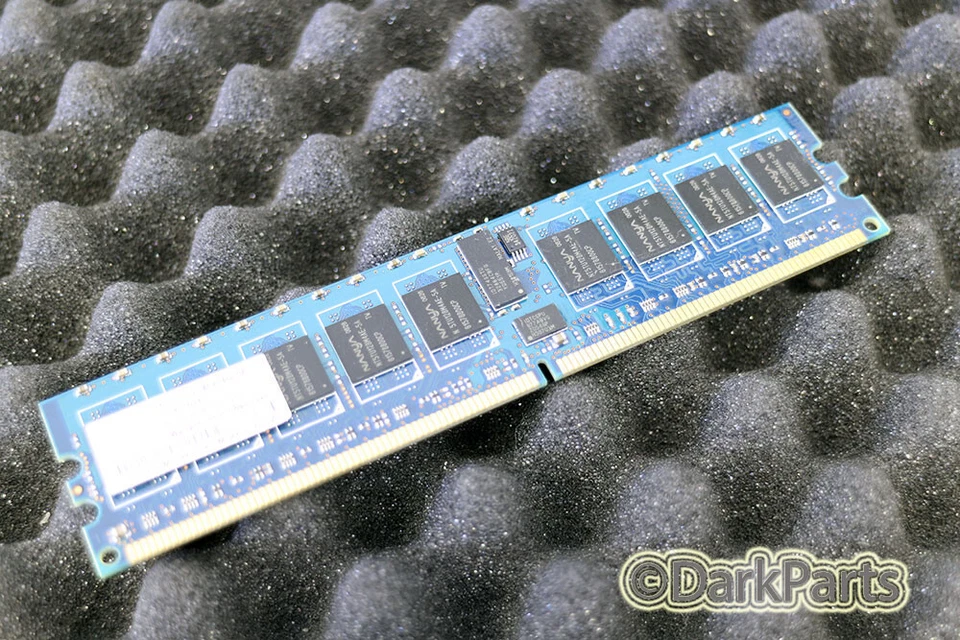 Nanya NT1GT72U4PA0BV-5A PC2-3200R-333-12-H1 1GB Server Memory RAM - Photo 1/1