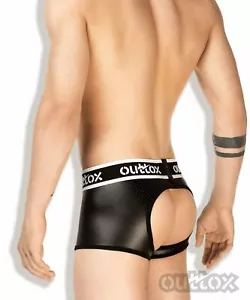 Outtox By Maskulo -Boxer W/Open Back Rear White TR140-90 7 - Picture 1 of 8