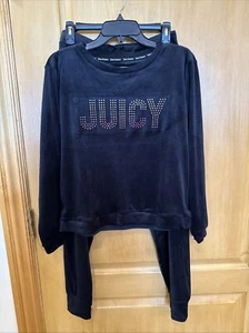 Juicy Couture Velour Pajama/Loungewear Set Size Medium Velour - Picture 1 of 7
