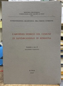 (Bibliografia) L'ARCHIVIO STORICO DEL COMUNE DI SANTARCANGELO DI ROMAGNA - Imagen 1 de 1
