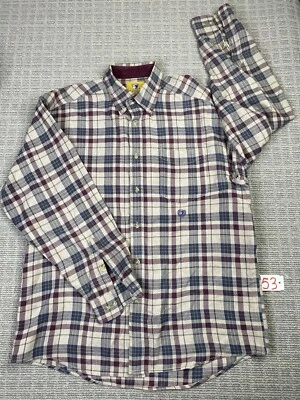 Duck Head Men’s Button Up Shirt Size L Long Sleeve  Multicolored Plaid - Image 1 of 4