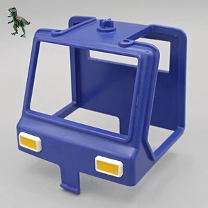 Playmobil-Kabine-Blau-Fahrer-Raupe-Schneepflug-Winter-Weihnachten-Fahrzeug-3696 - Bild 1 von 1