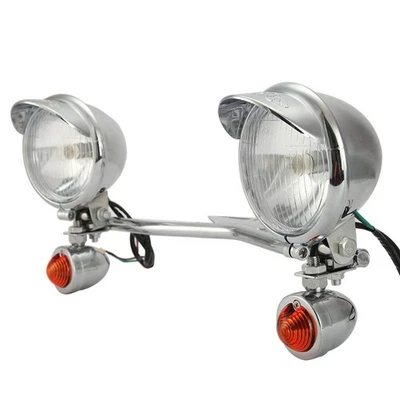 Auxiliary Passing Fog Lights Lamp For Harley Electra Glide Liberty Edition FLHTC - Изображение 1 из 4