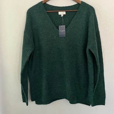 Nuevo con etiquetas Suéter Lucky Brand Para Mujer Esmeralda Cuello en V Suave Cómodo L/S Talla M Foto 1 de 4