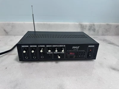 PYLE PT510 PA AMPLIFIER W/MIC TALKOVER - Image 1 of 4