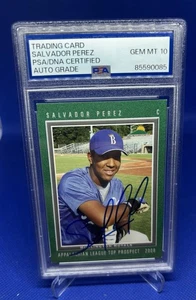 2008 SALVADOR PEREZ SIGNED PSA/DNA 10 Appalachian League Top Prospects Rookie RC - Picture 1 of 1