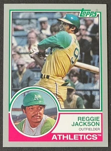 Reggie Jackson 2015 Topps Archives Silver 1983 #227 Oakland Athletics A's/199 - Imagen 1 de 2