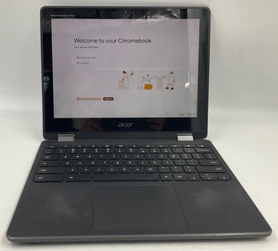 Acer Chromebook Spin 512 R851TN-C9DD Flip N4100 4GB/32GB 12"T NX.H99AA.002 READ! - Image 1 of 4