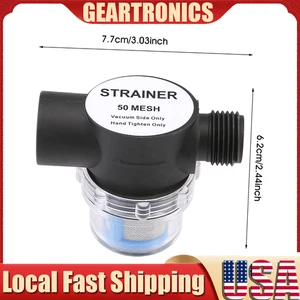 RV Camper Water Pump Strainer Filter Replacement Twist-On Pipe Strainer 255313 - Picture 1 of 12