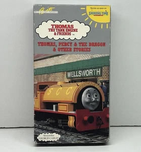 Thomas Tank Engine Friends Percy & Dragon VHS Video Tape Train Case Nearly New! - Picture 1 of 10