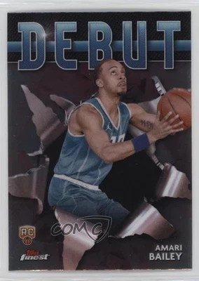 2023-24 Topps Finest Debut Amari Bailey #D-28 Rookie RC - Image 1 of 2