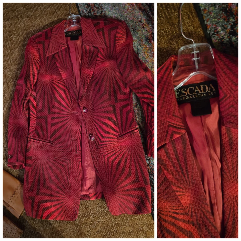 Escada All Silk Jacket Sz36 - Image 1 of 1