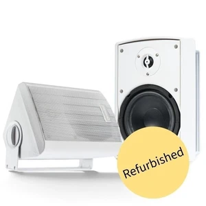 Gemini GHSI-W650BT-PR-WHT Refurbed Waterproof Outdoor Bluetooth Speakers - Picture 1 of 7