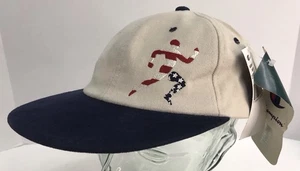 Cappello snapback bianco Champion 1996 Atlanta Olympics Flag Runner - NUOVO con etichette - Foto 1 di 16