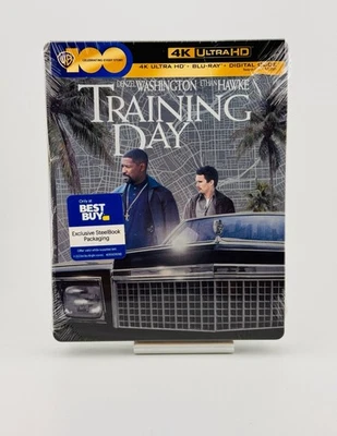 TRAINING DAY 4k Blu-Ray Steelbook Collection Blu-ray Best Buy Exclusive - image 1 of 4