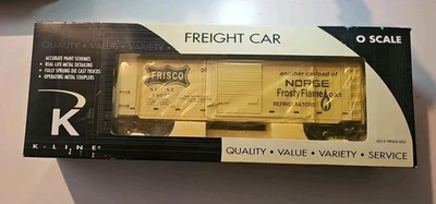 K-Line K761-2051 Frisco RR FROSTY FLAME GAS O Scale Reefer Car # 16037 Sealed - Image 1 of 4