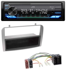 JVC Bluetooth DAB USB MP3 Autoradio für Alfa Romeo 147 GT silber Ablagefach - Bild 1 von 8