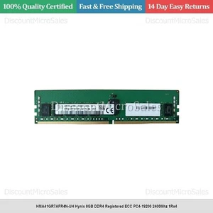 HMA41GR7AFR4N-UH Hynix 8GB DDR4 Registered ECC PC4-19200 2400Mhz 1Rx4 - Picture 1 of 1