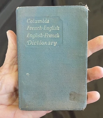 Vtg 1961 COLLINS French Gem  French-English/English-French Pocket Dictionary - Image 1 of 4