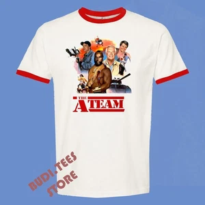 The A Team Action TV Series Men's Ringer Red Size S-3XL - Picture 1 of 1