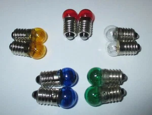 E10 Schraubsockel 19V 100mA AUSWAHL: klar,rot,grün,gelb,blau Kahlert NEU - Bild 1 von 11