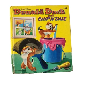 Walt Disneys Donald Duck and Chip n Dale 1954 Whitman HC Tell a Tale - Picture 1 of 11