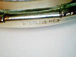 Vintage Sterling Damen Kompakt Spiegel Etui - Bild 1 von 10