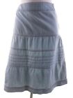 Soyaconcept UK 12 EU 40   Blue A-Line Skirt Cotton 100% 