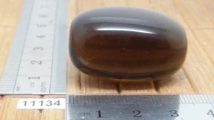 OBSIDIENNE FUMEE pierre roulée de QUALITE mineraux lithotherapie reiki esoterism - Picture 1 of 1