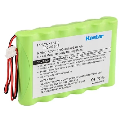 Batería Kastar 3700 mAh para Honeywell Lynx L5000 L5100 L5200 L5300 300-03866 Foto 1 de 4