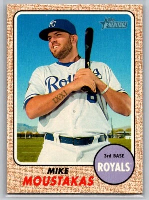 2017 Topps Heritage #387 Mike Moustakas - Image 1 of 2