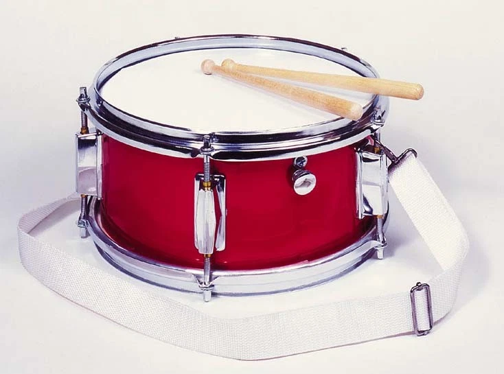 Spielmannszugtrommel SNARE DRUM Trommel ROT Metall Paradetrommel Marschtrommel - Bild 1 von 1