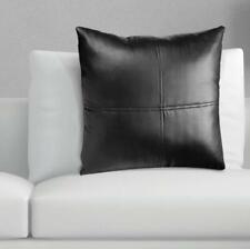 Genuine Lambskin Leather Pillow Cover Real Leather Soft Cushion Cover Throw Case