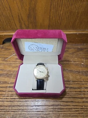 ADRIENNE COUTURE COLLECTION LIMITED 2040/5000 SWAROVSKI CRYSTAL WATCH SWISS - Image 1 of 4